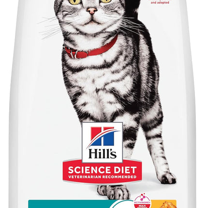 Hill's Science Diet Adult 1-6 Indoor Dry Cat Food, Chicken, 3.5 lb. Bag
