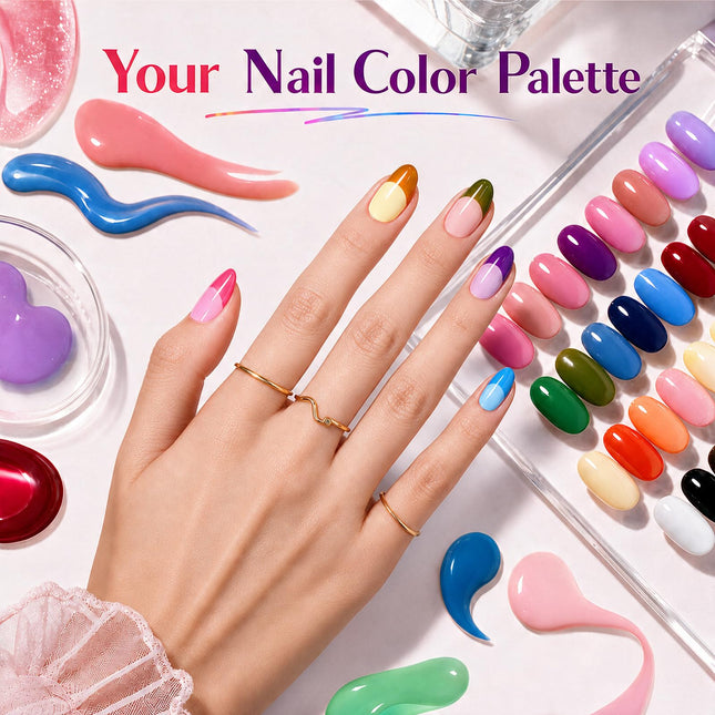 Gel Polish Set, Fingertip Palette Collection, 32 Colors - photo 2