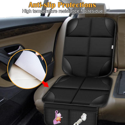 Car Seat Protector for Child Car Seat - Black 1pc - photo 2