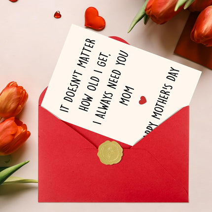IDU Mothers Day Card,Happy Mother's Day Cards Gifts for Mom from Daughter Son