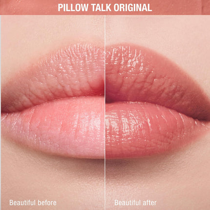 Charlotte Tilbury Pillow Talk Blush Balm Lip Tint - Long-Lasting Sheer Lipstick & Balm & Tint For Hydrated, Plumper Looking Lips