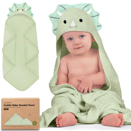 Hooded Baby Towel for Newborn, Baby Bath Towels (Frog, 35x35)