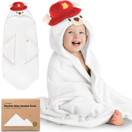 Organic Baby Towel with Hood for Girls, Boys, Soft (Uria)