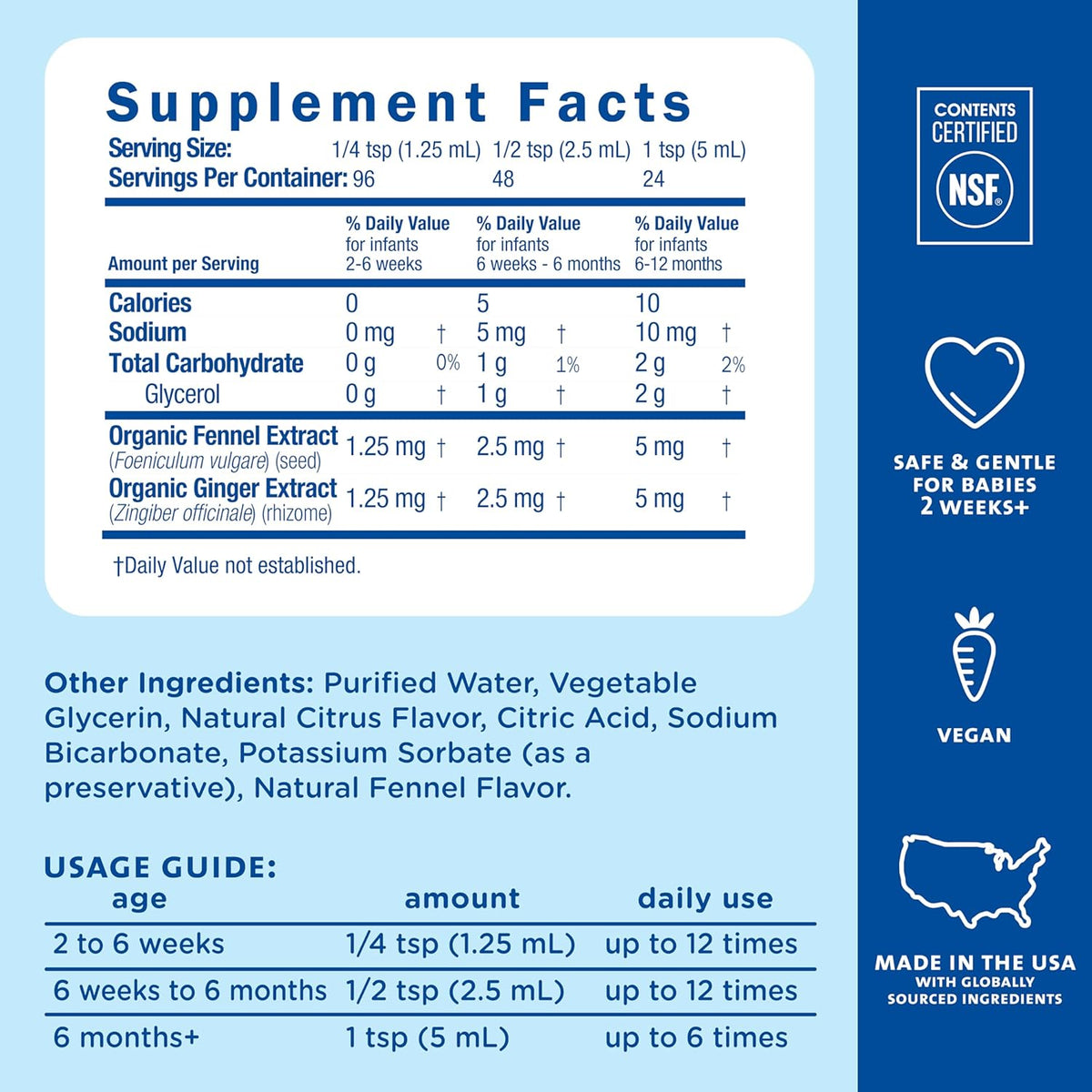 Original Gripe Water for Infant Gas & Colic Relief, 4 fl oz - photo 5
