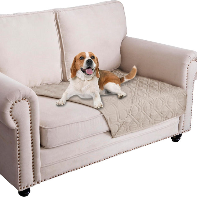 Waterproof Blanket Reversible Dog Bed Cover Pet Blanket for Furniture Bed Couch Sofa