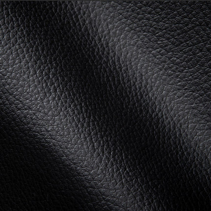 Tela de vinilo marino, tapicería de cuero sintético, exterior para bote y automotriz, DIY y manualidades pleather - corte individual de 1 yarda 36"x54" (negro)