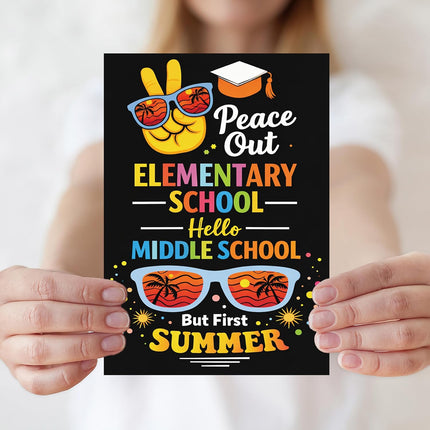 5th Grade Graduation Gifts Card for Boys Girls,Funny 2026 Elementary School Graduation Cards Gifts Decorations for Son Daughter Granddaughter Grandson Niece Nephew Family Kids