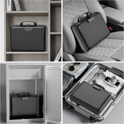 Fireproof Locking File Organizer Case, Black - photo 5