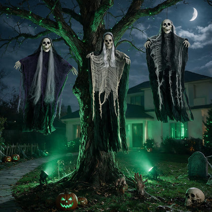 Halloween Decorations Outdoor Hanging Ghost: Spooky Haunted House Decor