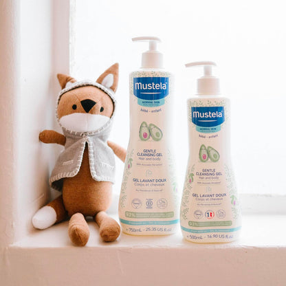 Baby Gentle Cleansing Gel - Baby Hair & Body Wash - with Natural Avocado fortified with Vitamin B5  - photo 3