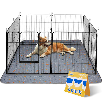 Washable Pee Pads for Dogs, Reusable Puppy Pads for Dog Playpen 2PC