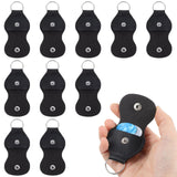 10 Pcs Leather Guitar Pick Holder Keychain,Guitar Pick Keychain,Leather Guitars Picks Holder,Waterproof and Scratchproof Coin Protector for Commemorative Coins,Collectible Display and Daily