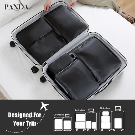 Black Compression Packing Cubes with Double Zippers - photo 6