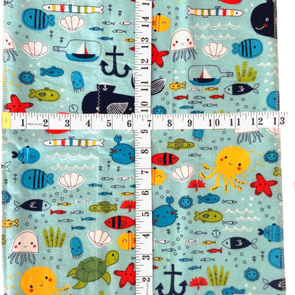Infant Burping Cloth, Burp Cloths for Baby Boy or Girl, Soft and Absorbent - Cotton Reusable Spit Up Rags, XLarge, 1 Count (Owls)