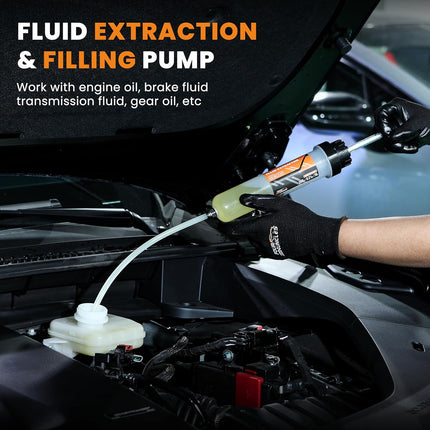 FOUR UNCLES Fluid Extractor & Filling Pump for Easy Oil Change