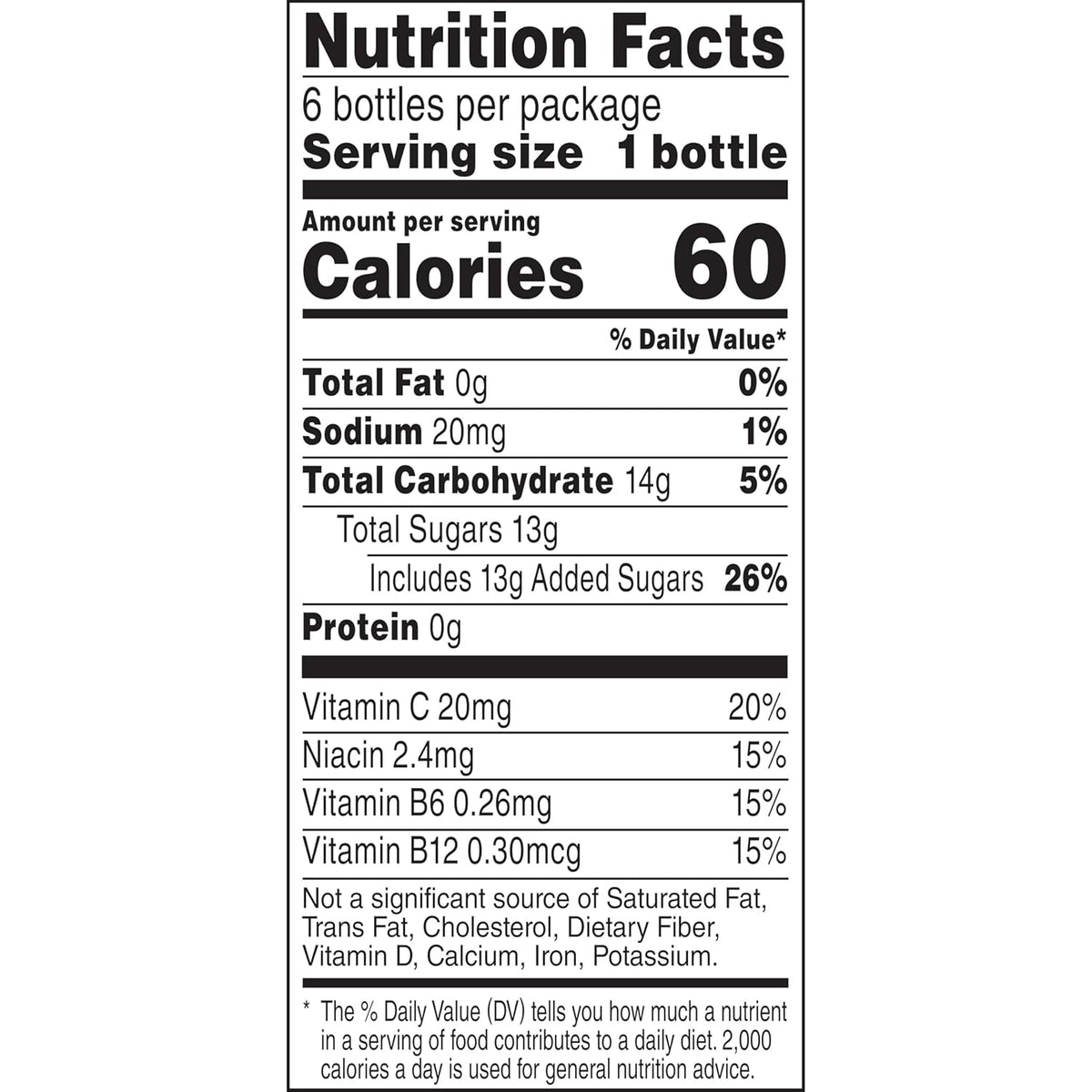 Berry Blend Flavored Beverage, 12 fl oz Bottle (6 Pack) - photo 2