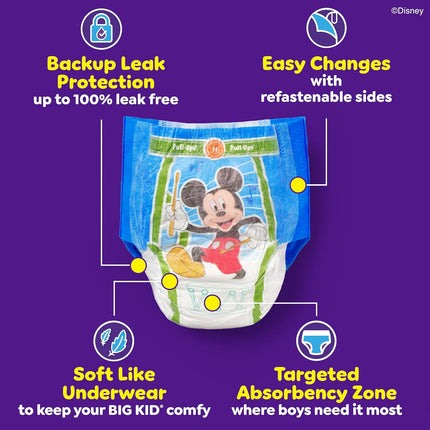Pull-Ups Boys' Potty Training Pants, Size 3T-4T Training Underwear (32-40 lbs), 112 Count (4 Packs of 28), Packaging May Vary