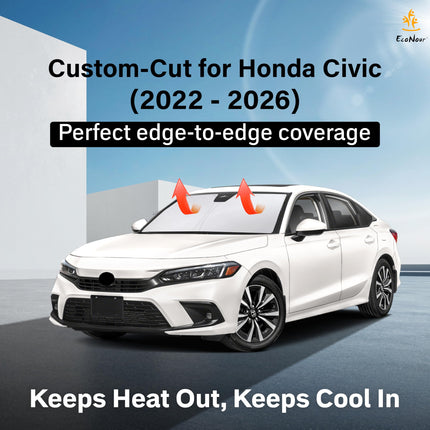 Windshield Sunshade Compatible for Honda Civic 11th Gen 2022-2026