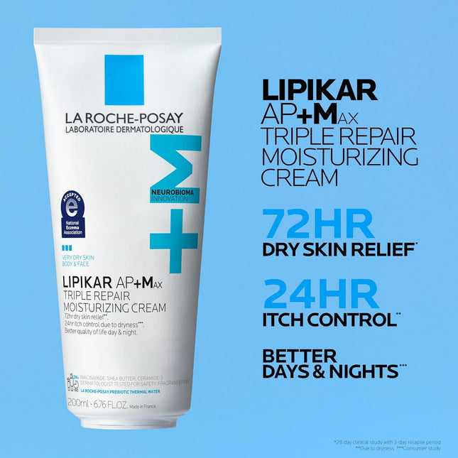 Triple Repair Moisturizing Body Cream | Face & Body Lotion for Dry Skin with Shea Butter & Niacinamide  - photo 2