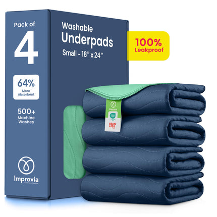 Washable Underpads, Heavy Absorbency Reusable Incontinence Pads