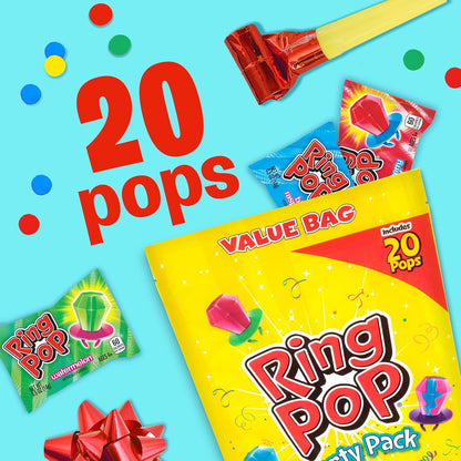 Lollipops - Bulk Candy Individually Wrapped Suckers Variety Party Pack- 20 Count w/Assorted Flavors  - photo 3