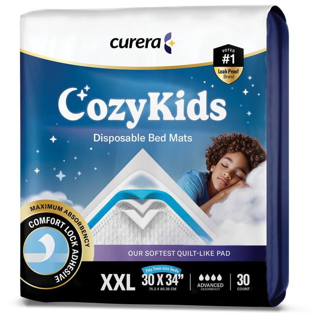 Disposable Bedwetting Bed Pads for Kids 30”x 34” [30-Pack]