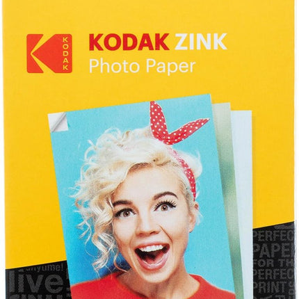 KODAK 2x3 Premium Sticky-Backed ZINK Photo Paper (20 Sheets) - Compatible With Kodak Step, Step Slim, Printomatic, Printomatic+, Smile+, Step Touch