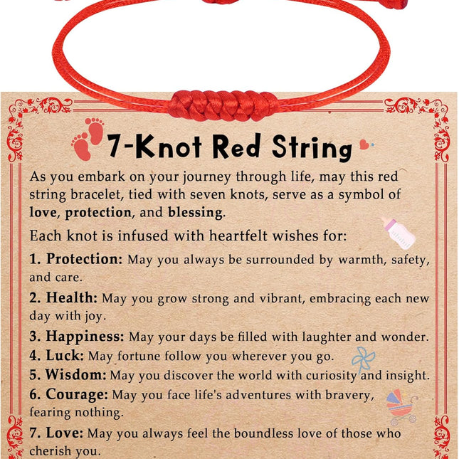 Red Bracelet for Women, Red String Bracelet for Protection as Girl Easter Basket Stuffers, Matching Jewelry for Couple