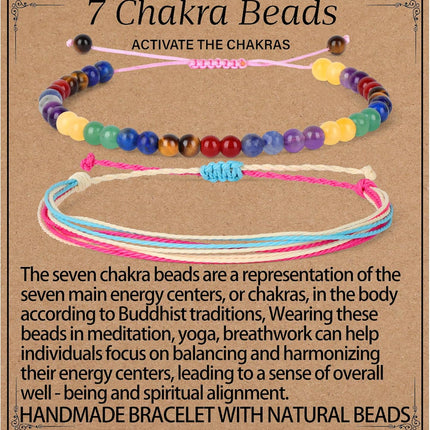 LPBeads Handmade Size Adjustable Natural Stone Bracelet