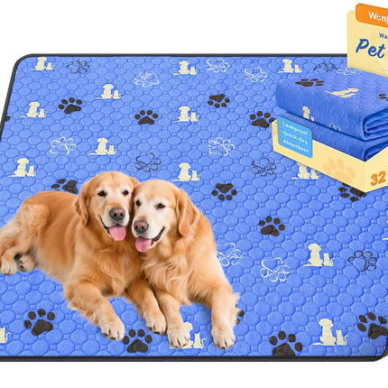 Washable Pee Pads for Dogs, Waterproof, 18 x 24 in, 4 Pack, Gray