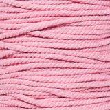 Pink Soft Twisted Cotton Rope, 1/4 Inch x 25 Feet