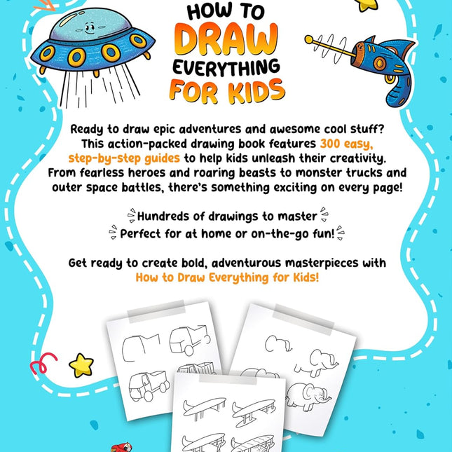 How to Draw Everything for Kids: 300 Cute Animal Drawings