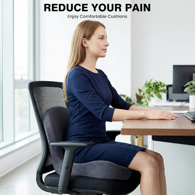 Memory Foam Ergonomic Car Seat Cushion