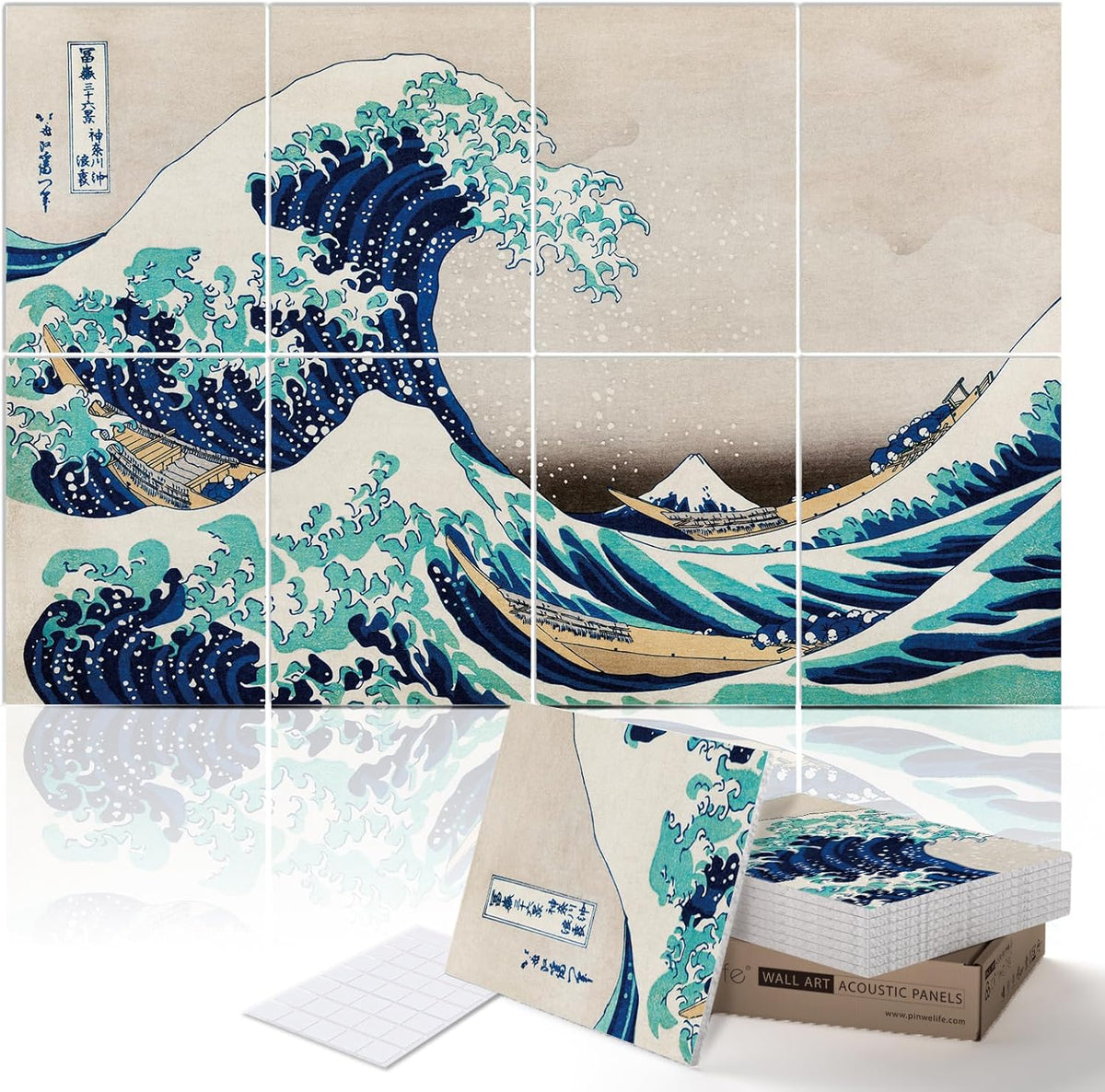 Wall Art Acoustic Panels, Sound Proof Absorbing Panels for Home/Office, Decorative Absorbing Dampening, Noise and Echo
