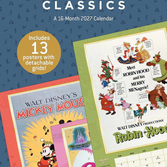 2027 Classic Posters Oversized Calendar