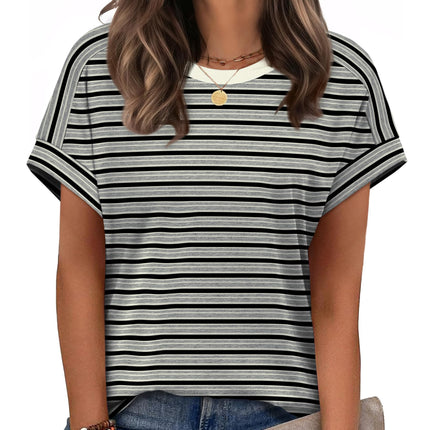 Womens Tops Short Sleeve Shirts Summer Outfits 2026 Spring Dressy Casual Clothes Clothing