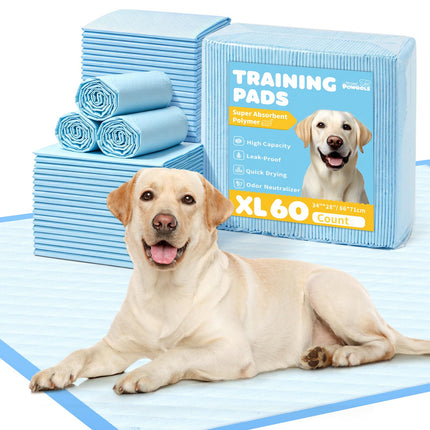 Puppy Pads for Dogs, 34x28 in, 6-Layer Leakproof, 50-Pack