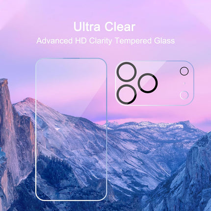 Ailun 3 Pack Screen Protector for iPhone 17 Pro Max [6.9 inch] + 3 Pack Camera Lens Protector with Installation Frame,Dynamic Island Compatible,Case Friendly[Not for iPhone 17/17 Pro/iPhone Air]