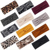 12 Pack Headbands for Women, Fashionable Sports Hairbands, Elastic Wide Headbands Non Slip Workout Yoga Sport Headbands for Women (Color A)
