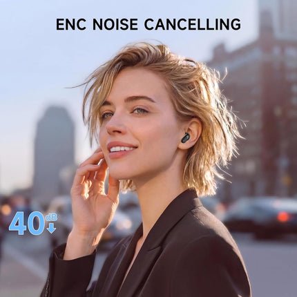 acer Wireless Earbuds, Bluetooth 6.0 Headphones with 35H Playtime, 3.35g Ultra-Light Ear Buds, 13mm Driver for Powerful Bass, Clear Calls Mic, Water&Dust Resistant Earphones for Office/Commute
