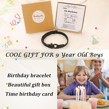 Sereney Graduation Gifts for Teens Boys Adults Son Teenage, Adjustable ID Triple Protection Happy Birthday Gifts for 9 10 11 12 13 15 16 21 30 40 50 60 Year Old Son Men Dad Grandson Brother Boyfriend