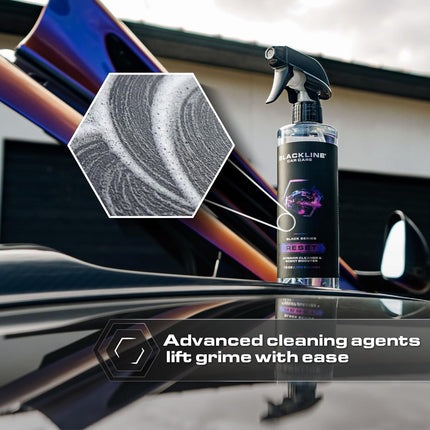 Blackline Luxury Scented Leather Interior Car Cleaner Reset Deep Cleans & Deodorizes All Surfaces, pH-Neutral High-Foam Formula, Long-Lasting Premium Fragrance and Deodorization for Car