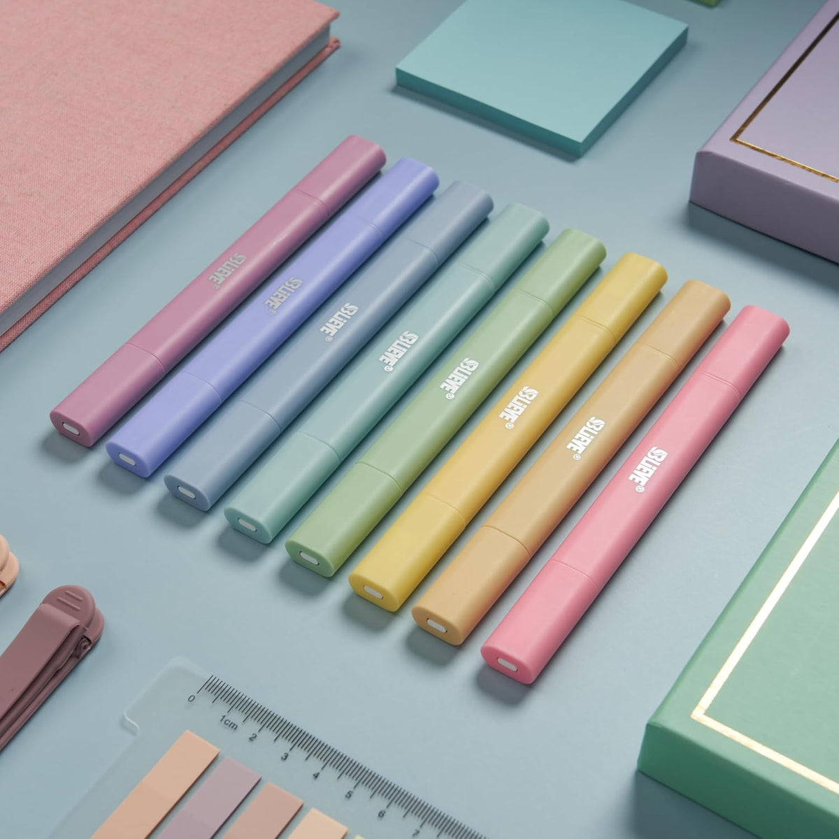 Aesthetic Pastel Dual Tip No Bleed Highlighters for Bible and Journaling - photo 5