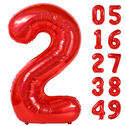 Gold 1 Balloon - Number Balloon 40 Inch, 1st Gold Birthday Decorations