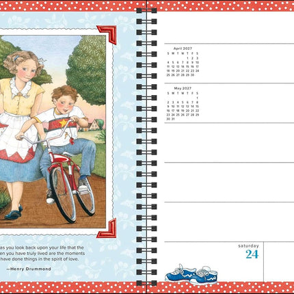 Mary Engelbreit's A Moment Here, A Memory There 2027 Monthly/Weekly Planner