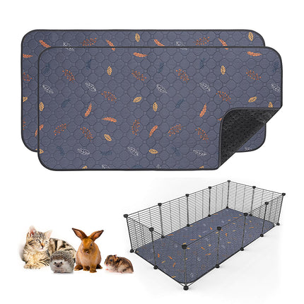 Washable Pee Pads for Dogs, Reusable Puppy Pads for Dog Playpen 2PC
