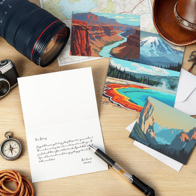 48 Pack Blank Cards National Parks Blank Greeting Cards and Envelopes - photo 2