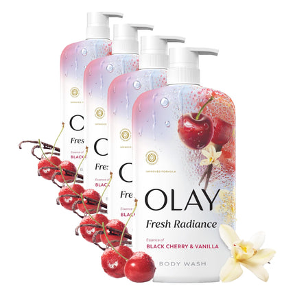 Body Wash for Women, Strawberry & Mint Scent, 29 fl oz