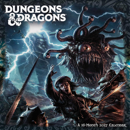 2027 Dungeons and Dragons Classic Wall Calendar
