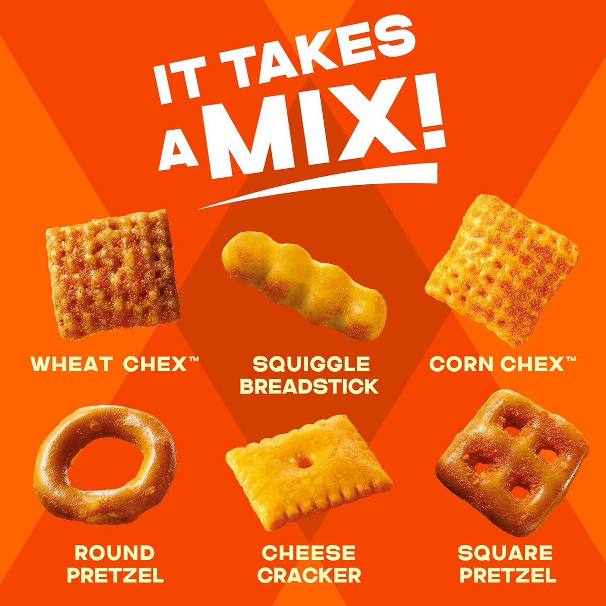 Cheddar Snack Mix, Salty Snacks Tub, 20 oz - photo 4